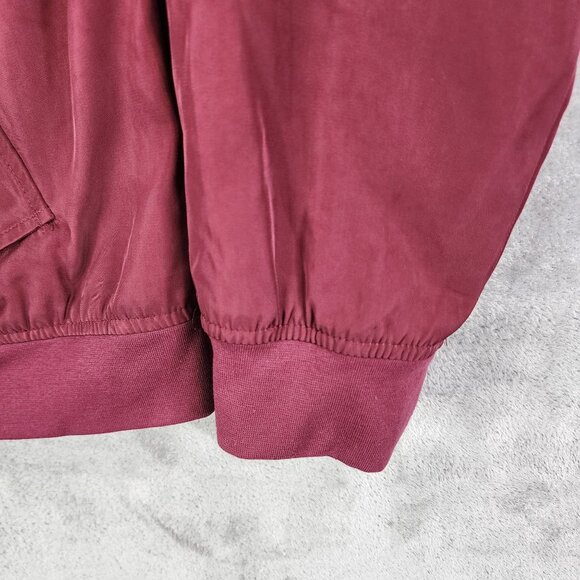 Boys Burgundy Wonder Nation Bomber Jacket Full Zip Long Sleeve Youth Size XXL 18 - Picture 5 of 12
